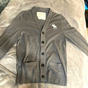 Abercrombie & Fitch Gray Cardigan
